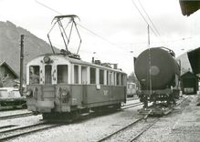 CPM L'ABDe 4/4 18 manoeuvrant a la Lenk 30.5.1971