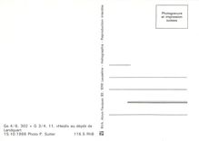 CPM Ge 4/6 302+ G 3/4 11 ''Heidi'' au depot de Landquart 15.10.1966