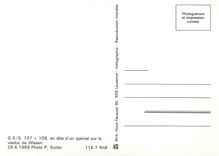 CPM G 4/5 107+108 en tete d'un special sur le viaduc de Wiesen 28.6.1969