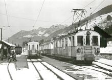 CPM En gare de la Lenk 18.2.1972