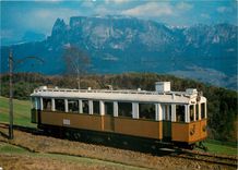 CPM Ritten Railway Oberbozen - Klobenstein electric rail-car No.105 on April 10th 1982