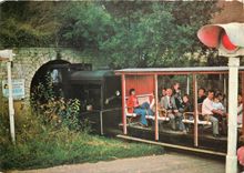 CPM Le petit train penetre dans le tunnel de Cappy