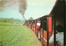 CPM Le petit train a vapeur sur le plateau du Santerre