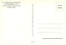 CPM Le train a vapeur sortant du bois de Bellebat