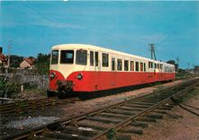 CPM Autorails Verney quittant la gare de Romorantin