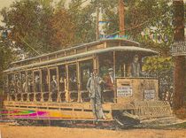 CPM An open car on the 7.5 mile Thomaston-Waterbury line