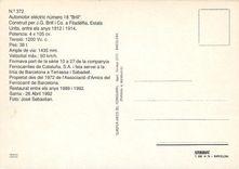 CPM No. 372 Automotor electric numero 18 "Brill"