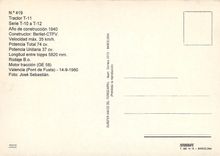 CPM No. 419 Tractor T-11