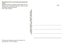 CPM Dampflokomotiven beim Eschweiler Bergwerks-verein DAmpflok ANNA N.8