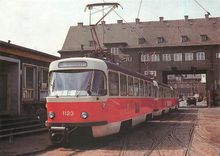CPM Zwischen 1969 und 1986 stellten die Verkehrsbetriebe Halle insgesamt 323 Triebwagen und 124 Beiw