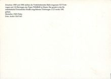 CPM Zwischen 1969 und 1986 stellten die Verkehrsbetriebe Halle insgesamt 323 Triebwagen und 124 Beiw