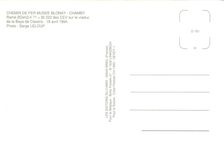 CPM Chemin de Fer Musee Blonay-Chamby