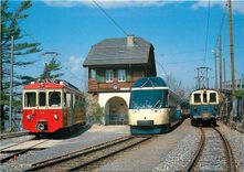 CPM Rencontre en gare de Chamby