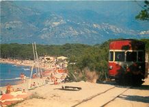 CPM Calvi Le train des Plages
