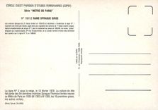 CPM La ligne No. 2 sous la neige le 13 fevrier 1978