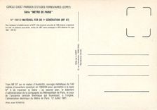 CPM Train MF 67 sur le viaduc d'Austerlitz