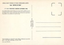 CPM Train de ballast sur la ligne No.2 entre Villiers et Monceau 26 Avril 1991