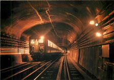 CPM Train special COPEF nuit du 9 au 10 Mars 1991