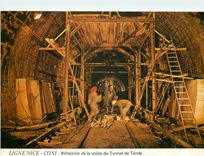 CPM Ligne Nice-Coni Refection de la voute du Tunnel de Tende