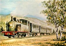 CPM Le depart de Cernay vu par F.Stoffel