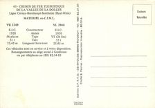 CPM Chemin de Fer Touristique de la Vallee de la Doller