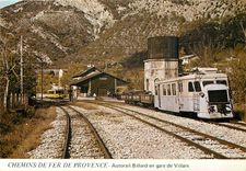 CPM Autorail Billard en gare de Villars