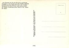 CPM Autorail Billard en gare de Villars