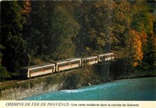 CPM Une rame moderne dans la courbe du Salvaret