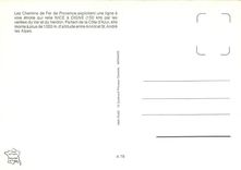 CPM Arrivee d'un Autorail C.F.C. a Annot