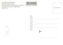 CPM Le chemin de fer du Montenvers face a l'Aiguille du Dru (alt.3754m) et a l'Aiguille Verte (alt.4