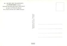 CPM Autorail petroleo-electrique CHOCHAT en gare de Pithiviers-Musee lors d'une journee de la Belle 