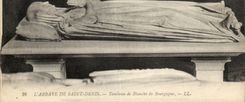 abbey of Saint Denis CPA Tomb of White of Burgundy