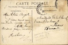 Saint Denis CPA the cathedral (children)