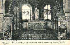 Abbey of Saint Denis CPA Vault of the virgin known as vault of Dagobert (7th)