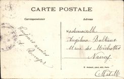 Saint Cloud CPA Le parc ancien fronton du palais de l'industrie