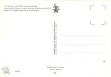 CPM Le nouveau Tramway devant le Château des Ducs de Bretagne