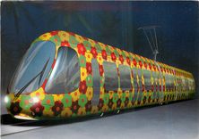 CPM Design du tramway de Montpellier Agglomération créée par Elisabeth Garouste et Mattia Bonetti