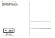 CPM Verein tram museum Zurich Paradeplatz 1930