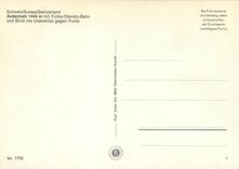 CPM Andermatt mit Furka Oberaip Bahn Switzerland