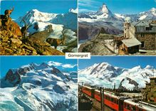 CPM Gornergrat Zermatt Steinbocke Hotel Gornergrat Monte Rosa Gornergratbahn