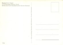 CPM Bauma ZH im Tosstal mit Dampfzuglein Bauma Hinwil