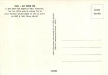 CPM Locomotive GN avec la voiture GN Glion 14 juin 1983