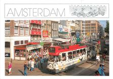 CPM A vieuw of Amsterdam Rembrandtsplein