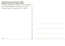 CPM Chemin de fer Vevey Chexbres