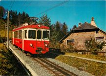 CPM Train Vevey St Légier Blonay Les Pléiades