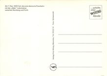 CPM Fuhr die erste deutsche Eisenbahn