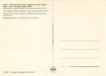 CPM Glacier Express avec locomotive HGe