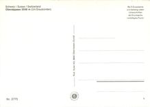 CPM Oberalpass Uri Graubunden Switzerland