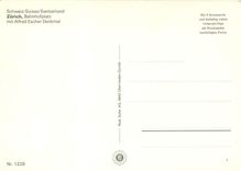 CPM Zurich Bahnhofplatz mit Alfred Escher Denkmal