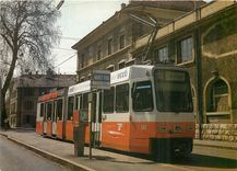 CPM Place d'Armes Carouge motrice Duwag 